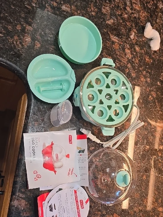 Dash Rapid Egg Cooker in Mint Green - Picture 3 of 4